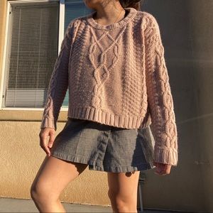 MUDD Lite Pink Sweater Size S